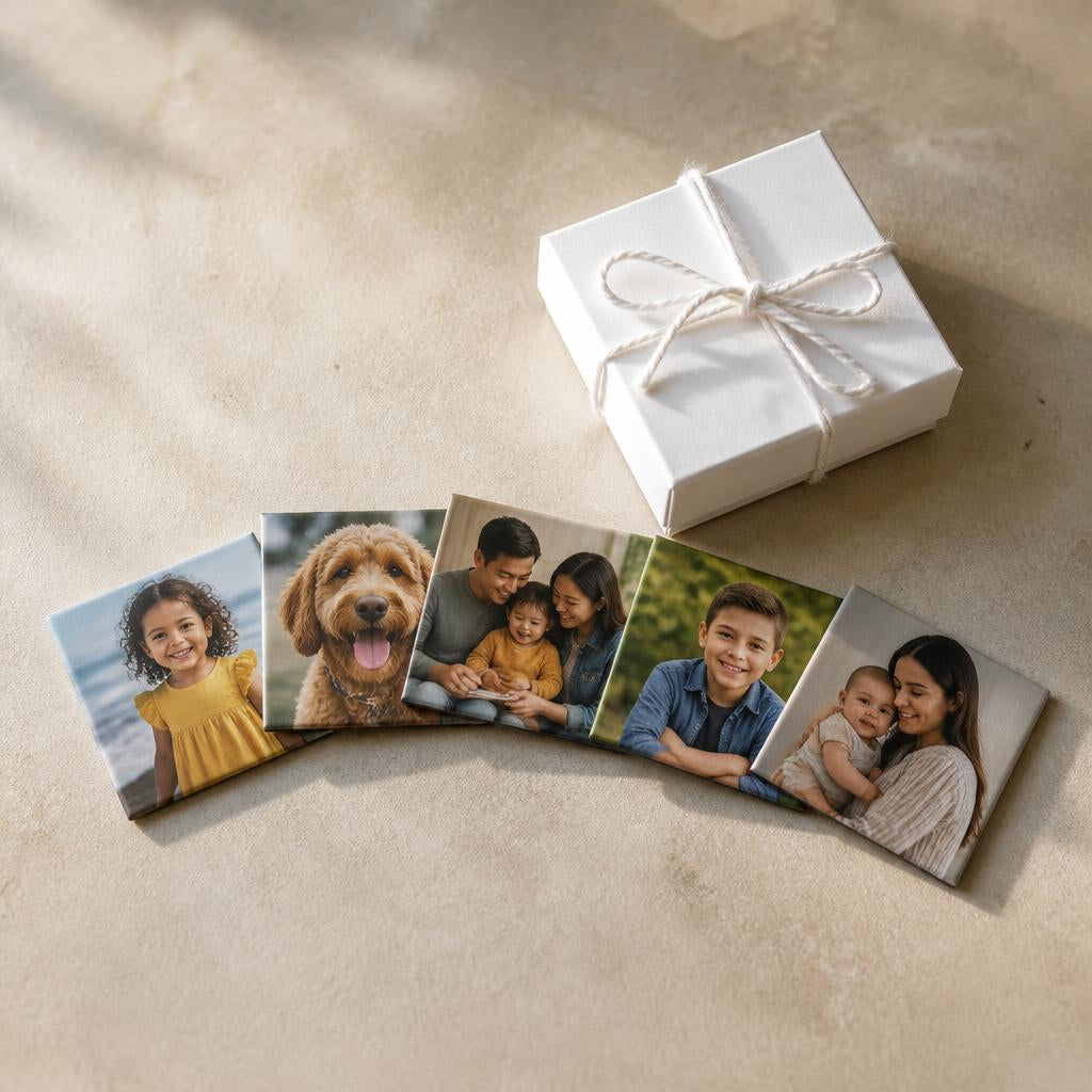 Square Custom Photo Magnet - 2" x 2"