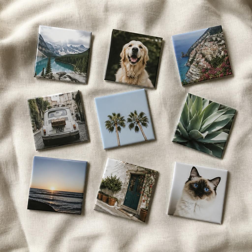 Square Custom Photo Magnet - 2" x 2"